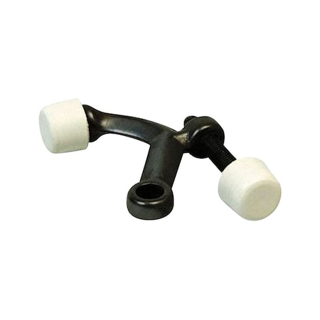 Ives Ives 0.6 in. W X 3 in. L Aluminum Aged Bronze Hinge Pin Door Stop Mounts to door 70A-716